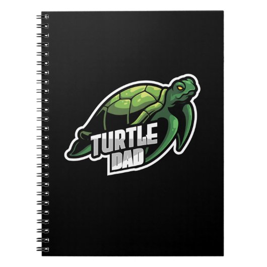 Turlte Lover | Turtle-Vater Notizblock (Vorderseite)