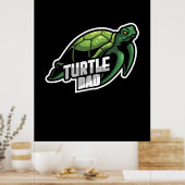 Turlte Lover | Turtle-Vater Poster (Küche)