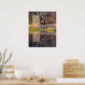 Turm am Teich Poster (Küche)