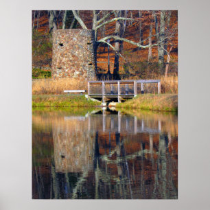 Turm am Teich Poster