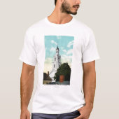 Turm-Ansicht Sir-Christopher Wren T-Shirt (Vorderseite)