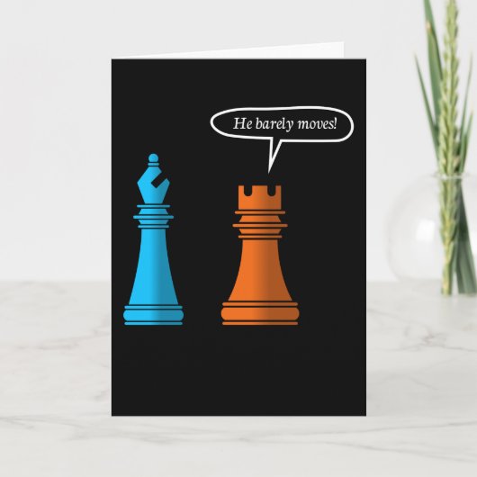 Turm beim Schach Karte (Vorderseite)