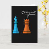 Turm beim Schach Karte (Gelbe Blume)