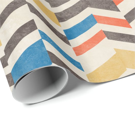 Turm-Blöcke Geschenkpapier (Rolleneckpunkt)