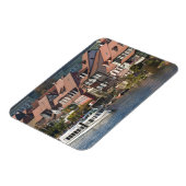 Turm Boat in Little Venice and River Regnitz Magnet (Linke Seite)