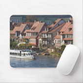 Turm Boat in Little Venice and River Regnitz Mousepad (Mit Mouse)