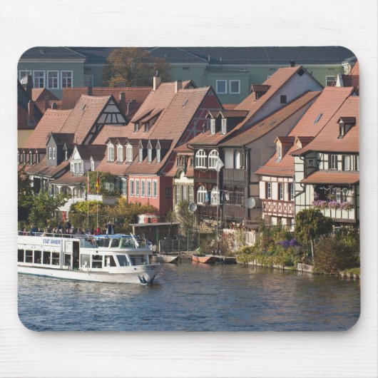 Turm Boat in Little Venice and River Regnitz Mousepad (Vorne)