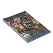 Turm Boat in Little Venice and River Regnitz Notizblock (Rechte Seite)