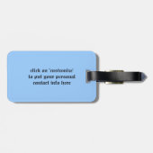 Turm-Brücke Gepäckanhänger (Rückseite horizontal)