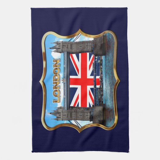 Turm-Brücke Geschirrtuch (Vertikal)