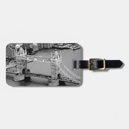 Turm-Brücke in London Gepäckanhänger (Vorderseite horizontal)