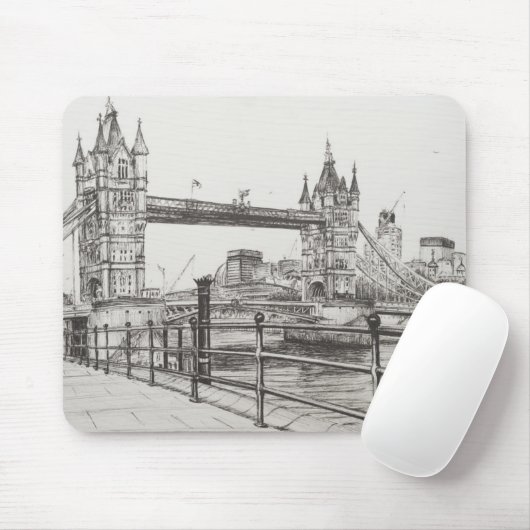Turm-Brücke London 2006 Mousepad (Mit Mouse)