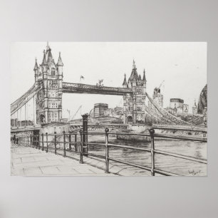 Turm-Brücke London 2006 Poster