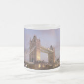 Turm-Brücken-mattierte Kaffee-Tasse Mattglastasse (Mittel)