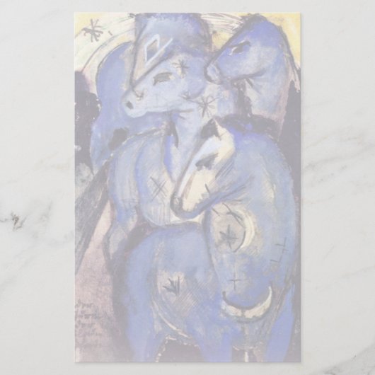 Turm der blauen Pferde durch Marc Franz Briefpapier (Vorderseite)