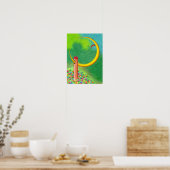 Turm, der den Halbmond gefangen hat. Poster (Küche)