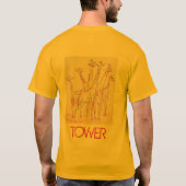 Turm der Giraffen (Pocket T - Shirt) T-Shirt (Rückseite)