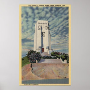 Turm der Legionen, Forest Lawn Memorial Park Poster