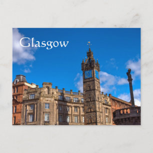 Turm der Zollbude, Glasgow Cross, Glasgow Postkart Postkarte