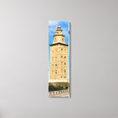 Turm des Leuchtturms Hercules Vertikale Canvas Pri Leinwanddruck (Vorderseite)