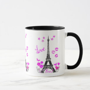 TURM-DRUCK LIEBE-PARIS EIFFEL TASSE