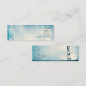 Turm - dünn mini visitenkarte (Vorne/Hinten)