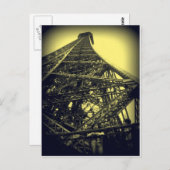 Turm Eiffel Postkarte (Vorne/Hinten)
