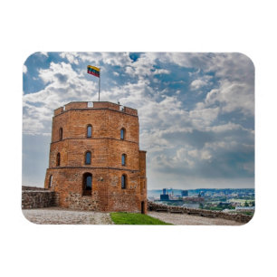 Turm Gediminas in Vilnius, Litauen Magnet