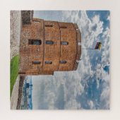 Turm Gediminas in Vilnius, Litauen, Puzzle Jigsaw (Horizontal)