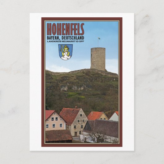 Turm Hohenfels Postkarte (Vorderseite)