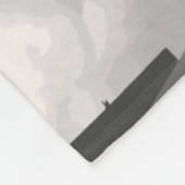 Turm in der Stadt. Fleecedecke (Ecke)