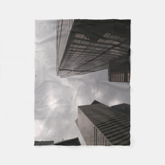 Turm in der Stadt. Fleecedecke (Vorderseite)