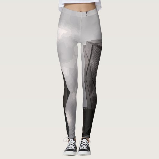 Turm in der Stadt. Leggings (Vorderseite)