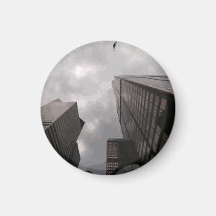 Turm in der Stadt. Magnet
