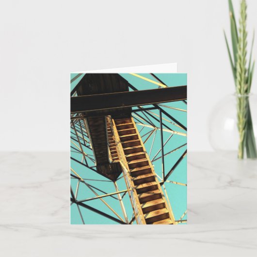 Turm in Eureka-Federn Feiertagskarte (Vorderseite)
