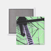 Turm in Eureka-Federn Magnet (Vorderseite/Rückseite)