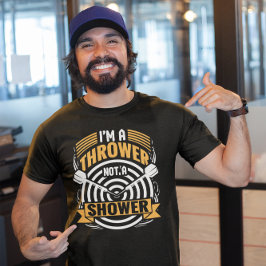 Turm Keine Dusche - Funny Dart Player T-Shirt