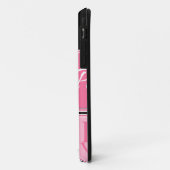 Turm-Liebe-Rosa-Schwarzes Paris Eiffel Case-Mate iPhone Hülle (Hinten/Links)