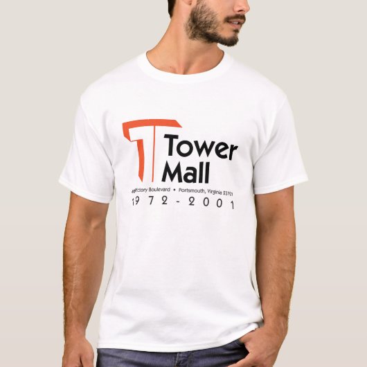 Turm-Mall 1972-2001 T-Shirt (Vorderseite)
