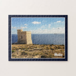 Turm Malta Tal Hamrija und Filfla-Insel Puzzle