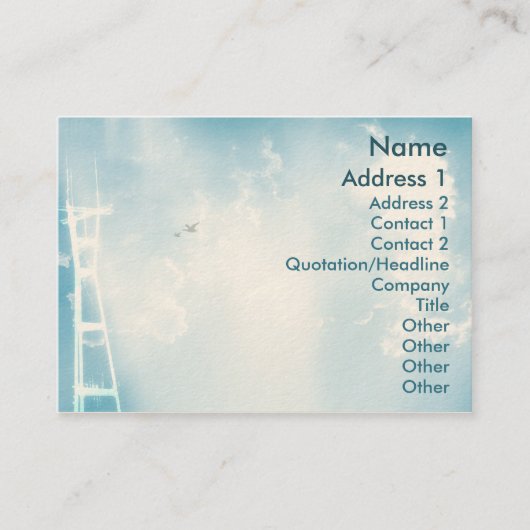 Turm - mollig visitenkarte (Vorderseite)