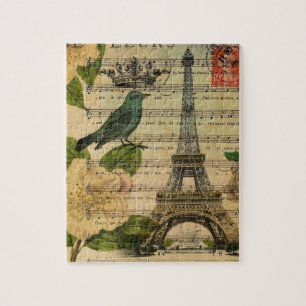 Turm Musiknotenkamelienfranzoseparis Eiffel Puzzle