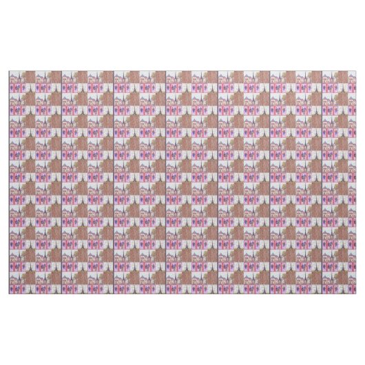 Turm Paris Eiffel inspiriertes Pointillismgewebe 2 Stoff (Fat Quarter (45,7 x 55,9 cm))