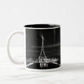 TURM Paris Frankreich EIFFEL Stadt von Lichter Zweifarbige Tasse (Links)