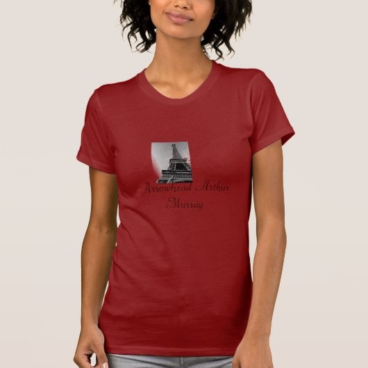 Turm-Pfeilspitze Arthur Murray T-Shirt (Vorderseite)