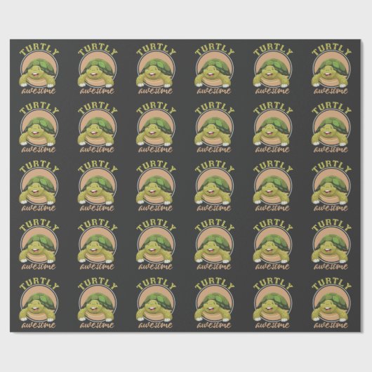 Turm Phantastisch Reptile Aquarium Niedlich Sea Tu Geschenkpapier (Flach)