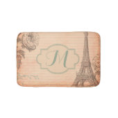 Turm-Shabby Chic-Bad-Matte Paris Frankreich Eiffel Badematte (Vorderseite)