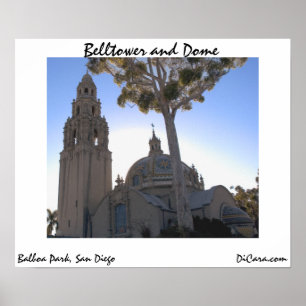 Turm und Haube Poster