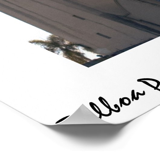 Turm und Kuppel Poster (Ecke)