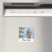 Turm und La Fontana dei Putti, Pisa Magnet (In Situ (Geschirrspüler))